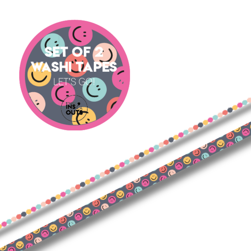 Set van 2 washi tapes | Let's Go 2025