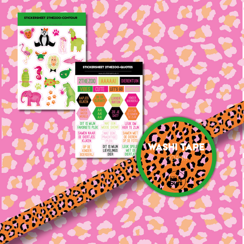 Set van 2 stickervellen | 2thezoo'25