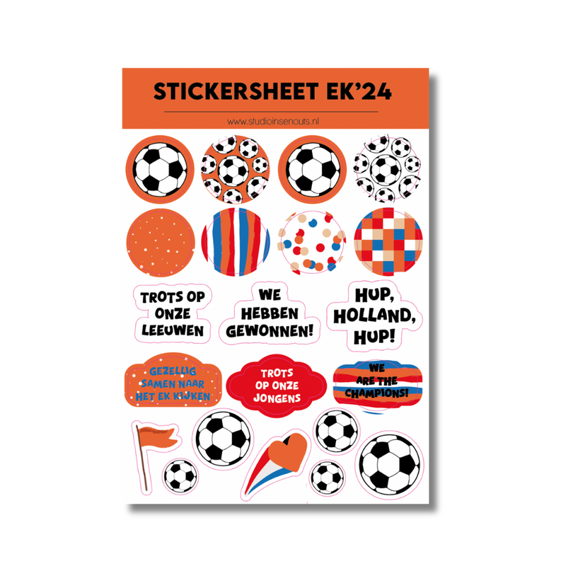 Stickervel | EK Voetbal 2024