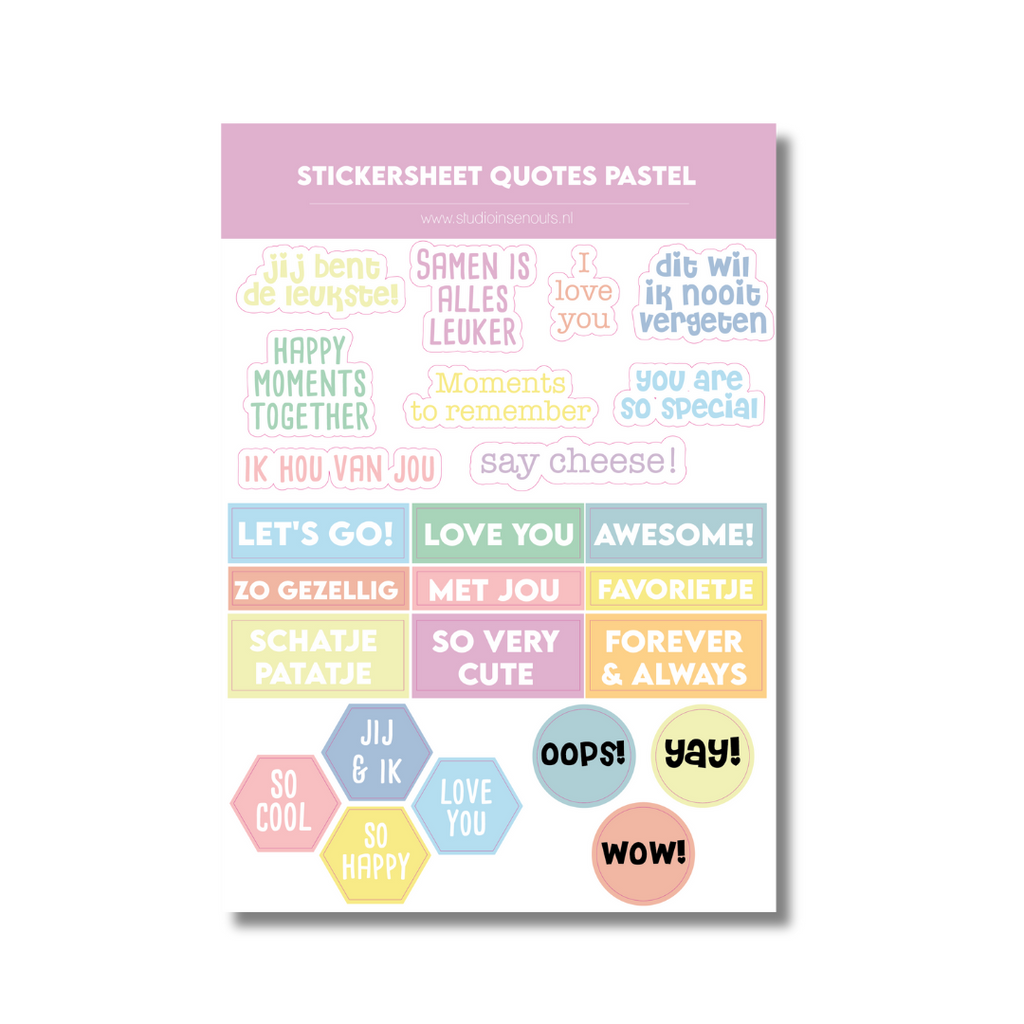 Transparante stickers in full color of met wit bedrukt | online bestellen bij PIM Print