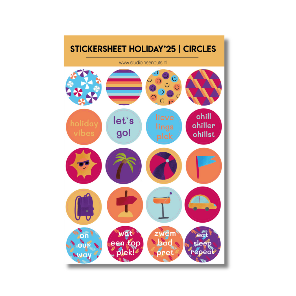 Stickervel circles | Holiday'25