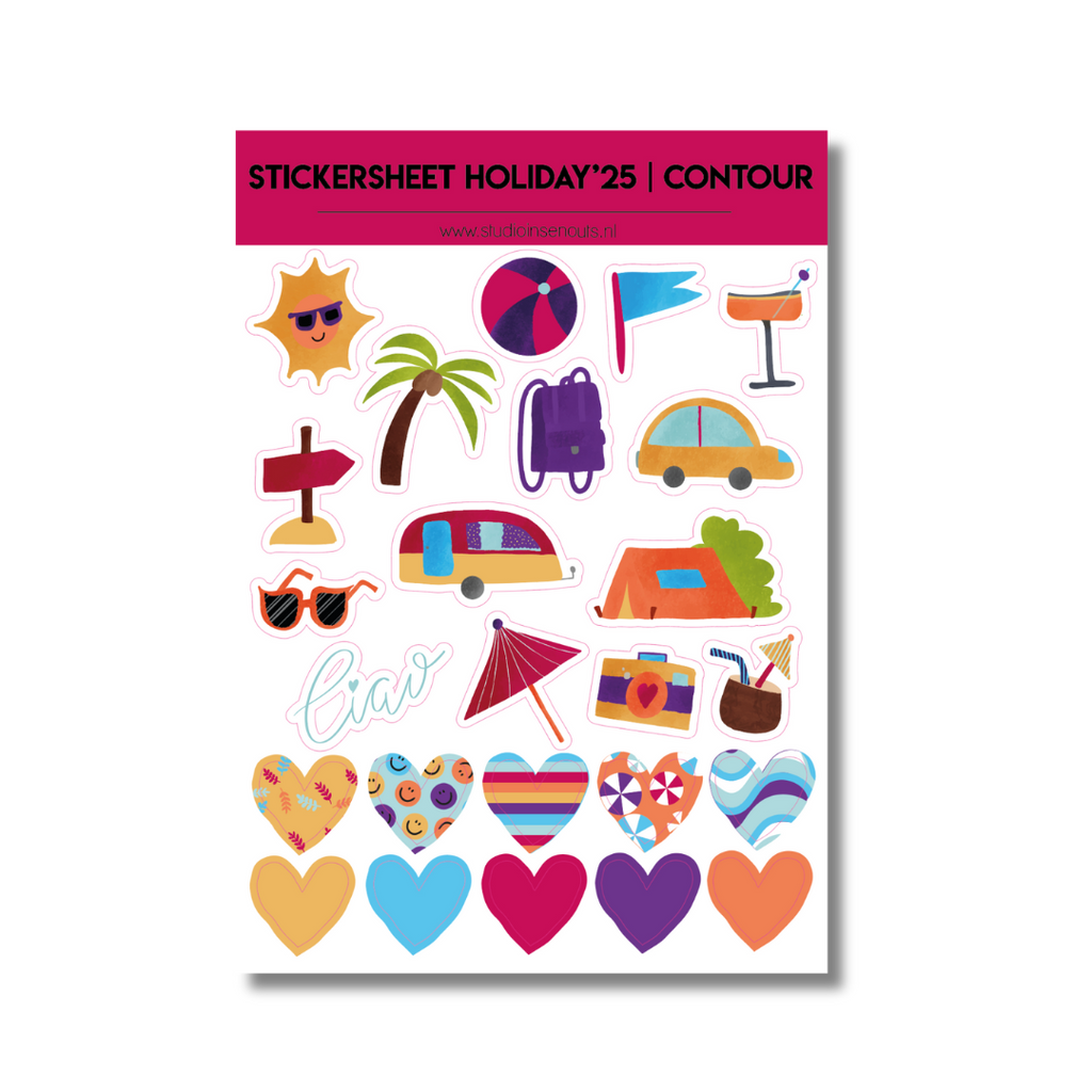 Stickervel contour | Holiday'25