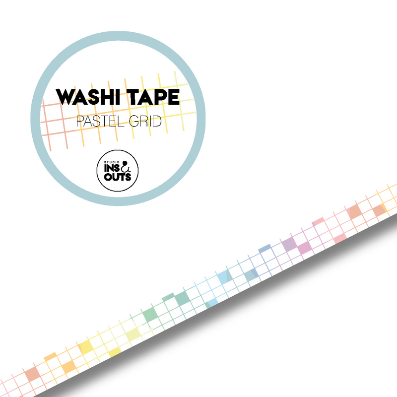 Brede washi tape | Pastel 2.0