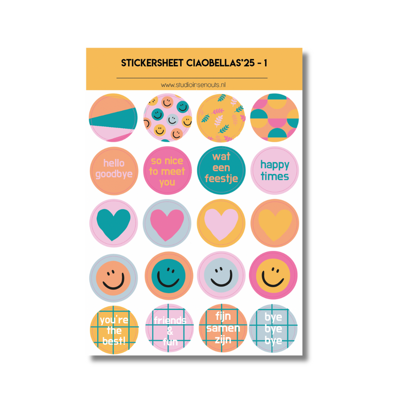 Stickervel circles | Ciao Bella's (pre-order)