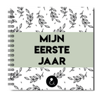 Foto plakboek baby's eerste jaar | Mijn eerste jaar | Botanical Groen