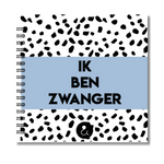 Foto plakboek zwangerschap | Ik ben zwanger | Dots Blauw