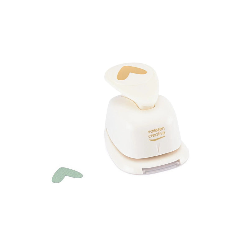 Hartjes Pons - Medium - Figuurpons Hart - Hartvormige Pons - 17x22mm