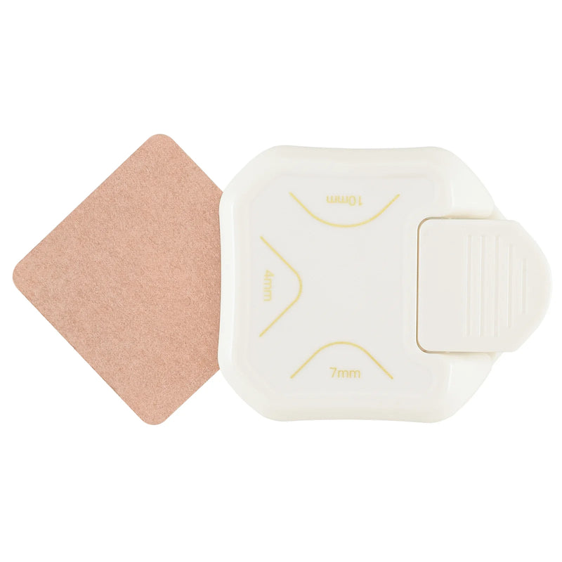 3-in-1 Hoekpons - Hoekjes Pons - Ronde Hoekpons - Hoekjes Afronden Pons - Corner Punch - 4mm, 7mm, 10mm