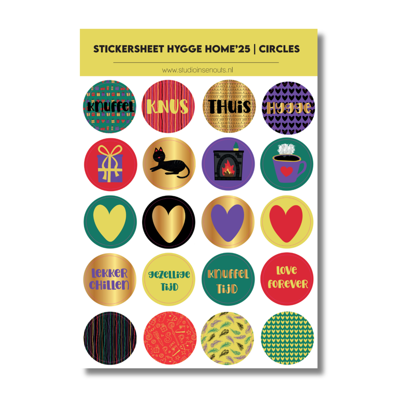 Stickervel Circles | Hygge Home'25