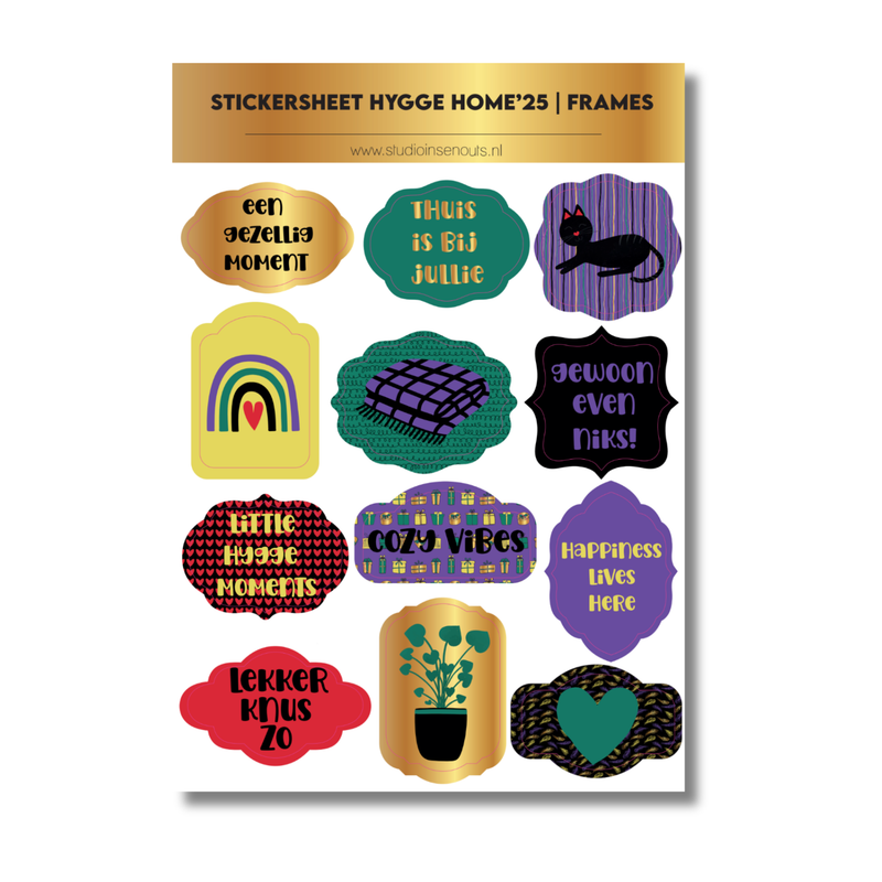 Stickervel Frames | Hygge Home'25