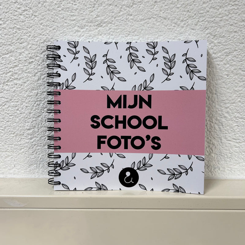 Schoolfotoboek (NL) | Invulboek ROZE (beursaanbieding)