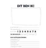 Vriendenboekje | Invulboekje Vrienden | Zwart