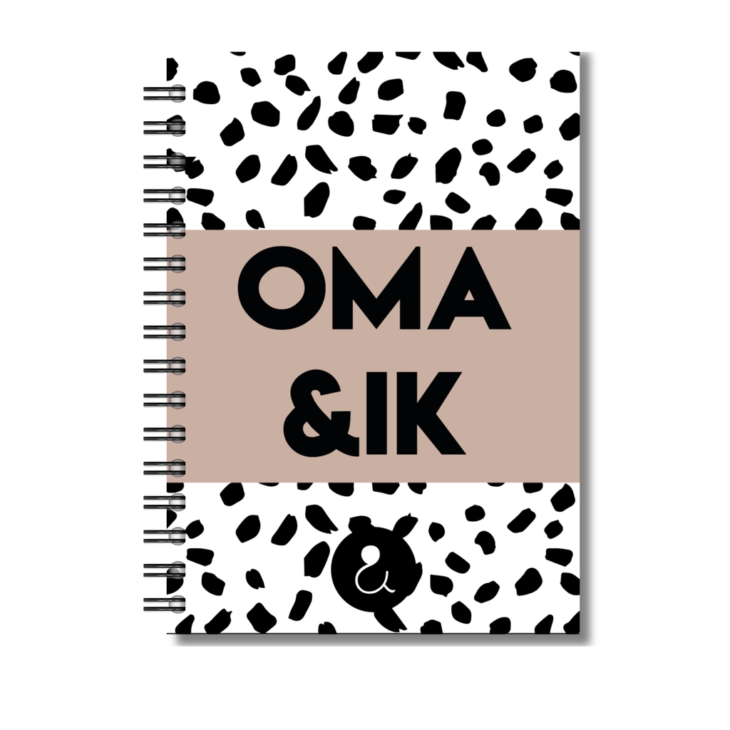 Invulboek Oma & Ik | Herinneringenboek Met Oma | Dots Sand