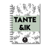 Invulboek Tante & Ik | Herinneringenboek Tante & Nichtje | Botanical Groen