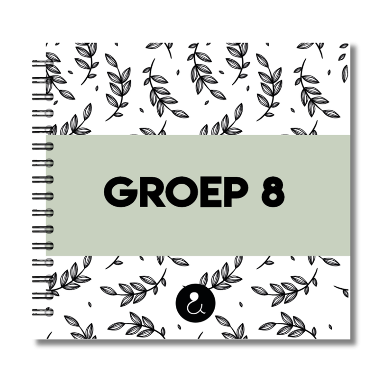 Groep 8 Invulboek - Botanical Groen