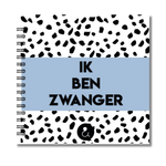 Invulboek Tweeling Zwangerschap | Ik ben zwanger | Dots Blauw