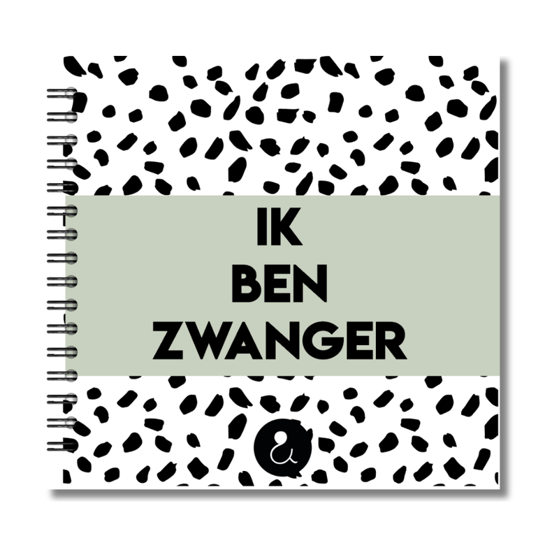 Invulboek Tweeling Zwangerschap | Ik ben zwanger | Dots Groen