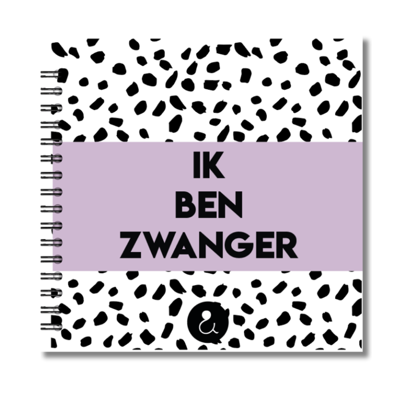 Invulboek Tweeling Zwangerschap | Ik ben zwanger | Dots Lila