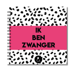 Invulboek Tweeling Zwangerschap | Ik ben zwanger | Dots Roze