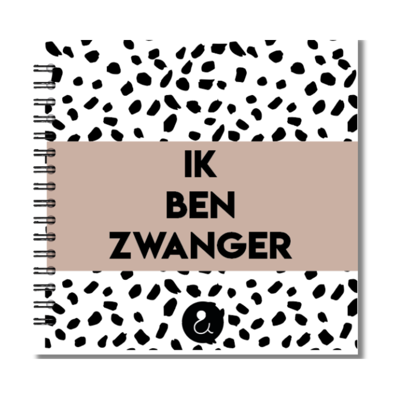 Invulboek Tweeling Zwangerschap | Ik ben zwanger | Dots Sand
