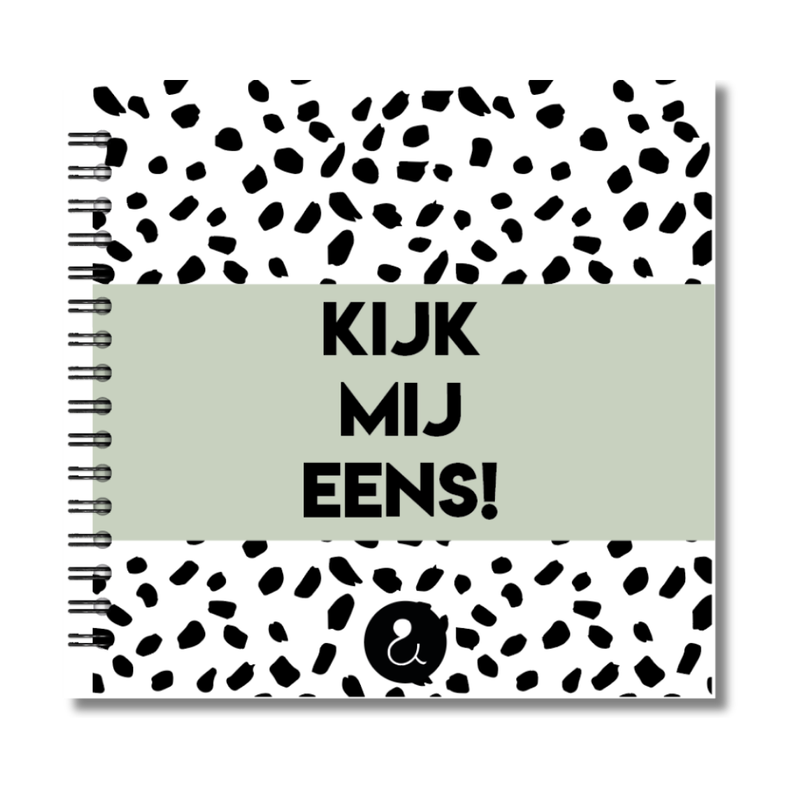 Invulboek Dreumes & Peuter | 1 tot 4 Jaar | Kijk Mij Eens! | Dots Groen