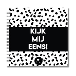Invulboek Dreumes & Peuter | 1 tot 4 Jaar | Kijk Mij Eens! | Dots Zwart