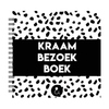 Kraambezoek Boek | Invulboek Kraamvisite | Dots Zwart