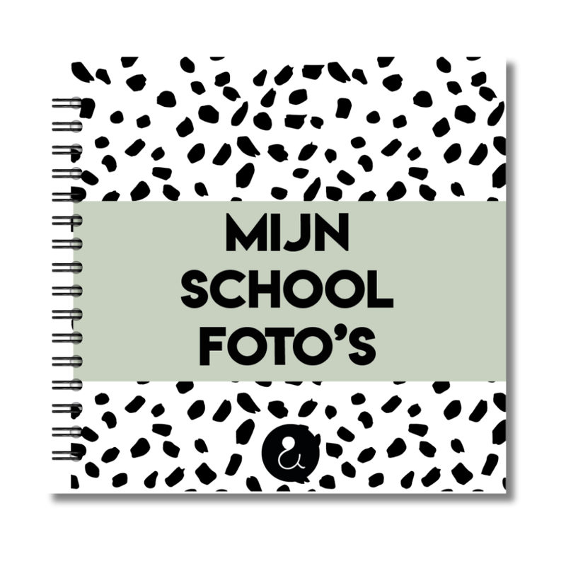 Invulboek Schoolfotoboek | Mijn Schoolfoto's | Dots Groen