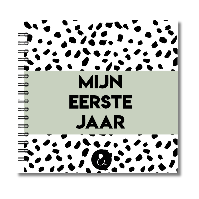 Invulboek Baby's Eerste Jaar | Mijn Eerste Jaar | Dots Groen