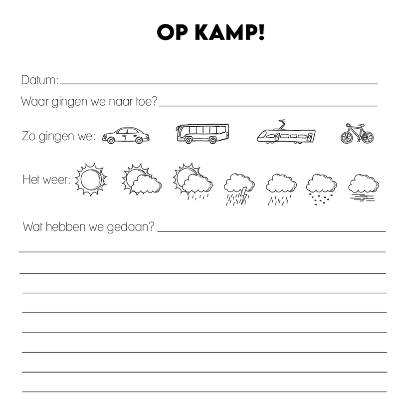 Groep 8 Invulboek - Dots Zwart