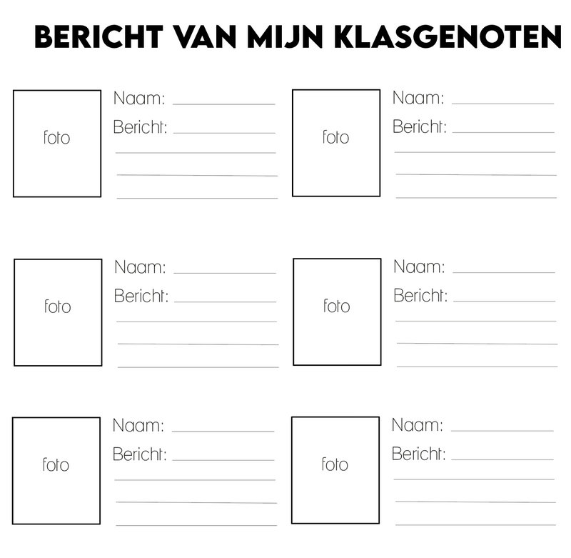 Groep 8 Invulboek - Dots Zwart