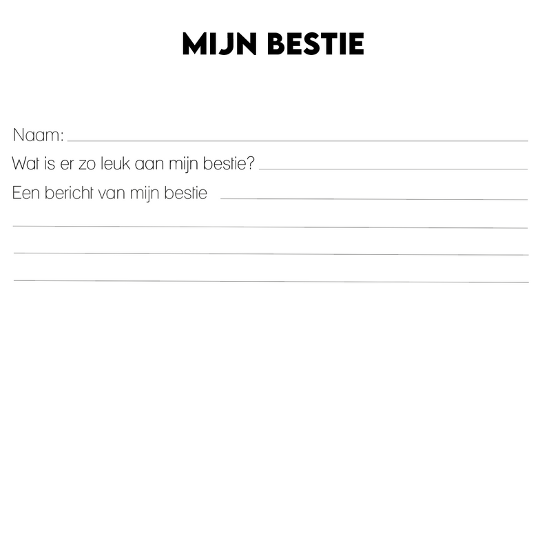 Groep 8 Invulboek - Dots Zwart