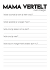 Invulboek Mama & Ik | Herinneringenboek Moeder & Kind | Dots Zwart
