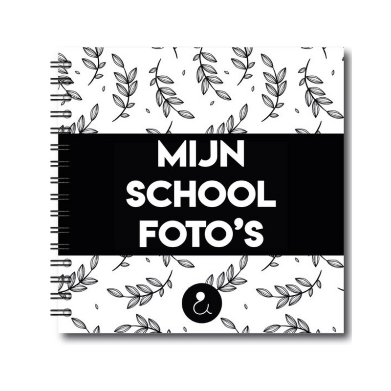 Invulboek Mijn Schoolfoto's | Zwart