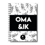 Oma & ik | Invulboek Met Oma | Zwart