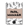 Invulboek Papa, Mama & Ik | Herinneringenboek Vader, Moeder & Kind | Botanical Sand