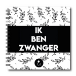 Invulboek zwangerschap | Ik ben zwanger | Zwart