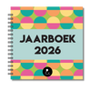 Jaarboek 2026 | Invulboek 2026 | Fotoboek Jaarboek | Bollen Verschillende Kleuren