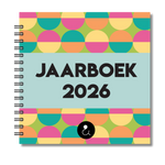 Jaarboek 2026 | Invulboek 2026 | Fotoboek Jaarboek | Bollen Verschillende Kleuren