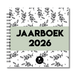 Jaarboek 2026 | Invulboek 2026 | Fotoboek Jaarboek | Botanical Groen