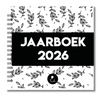 Jaarboek 2026 | Invulboek 2026 | Fotoboek Jaarboek | Botanical Zwart