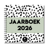 Jaarboek 2026 | Invulboek 2026 | Fotoboek Jaarboek | Dots Groen