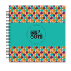 Jaarboek 2026 | Invulboek 2026 | Fotoboek Jaarboek | Druppels Turquoise Oranje Bordeaux