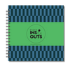Jaarboek 2026 | Invulboek 2026 | Fotoboek Jaarboek | Hokjes Blauw Groen