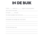 Kraambezoek Boek | Invulboek Kraamvisite | Zwart