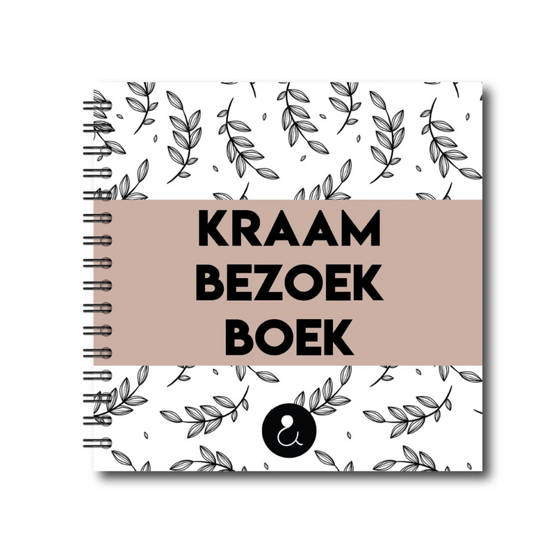 Kraambezoek Boek | Invulboek Kraamvisite | Sand