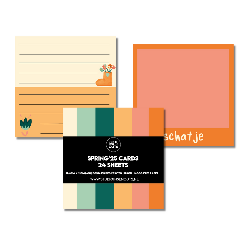 Polaroid cards + Schrijfkaartjes | Spring'25 Lente’25