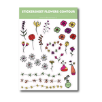 Stickervel Contour | Flowers 2023