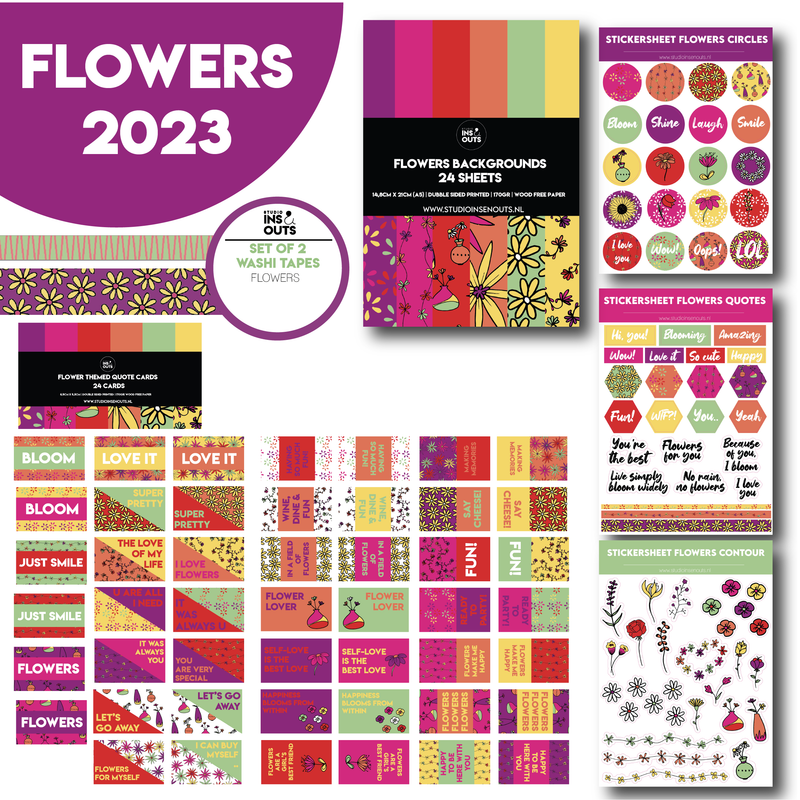 Quotekaartjes | Flowers 2023