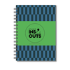 Plakboek A5 Op Maat | Fotoboek Eigen Tekst | Gepersonaliseerd Scrapbook | A5 - 14,9x21cm | Stoere Blauwe Hokjes